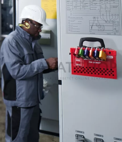 ABUS B835 Safety Redbox LOTO munkavédelmi eszköz tároló