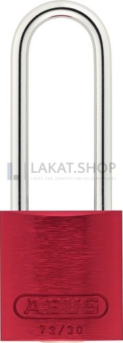 ABUS 72/30HB50 LOTO hosszúkengyelű munkavédelmi kizáró lakat - Piros - 018084
