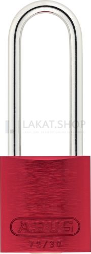 ABUS 72/30HB50 KA - Egységkulcsos lakat (Több lakat azonos kulccsal) - Piros - 096051