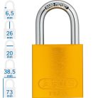 ABUS 72/40 LOTO munkavédelmi kizáró lakat - Sárga - 451263