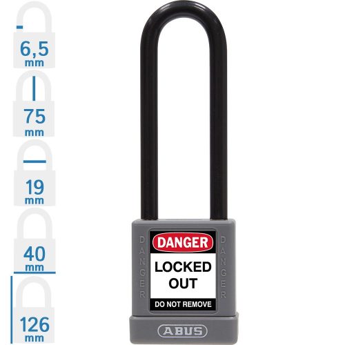 ABUS 74/40 HB75 LOTO munkavédelmi kizáró lakat