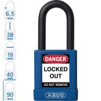 ABUS 74  lakat család főkulcsos kivitelben