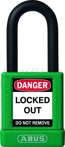 ABUS 74/40 LOTO munkavédelmi kizáró lakat - Zöld - 591129