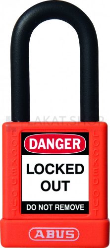 ABUS 74/40 Főkulcsos rendszerű LOTO munkavédelmi kizáró lakat - Narancssárga