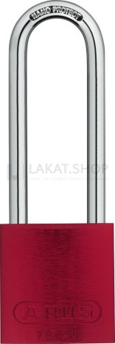 ABUS 72/40HB75 Főkulcsos rendszerű LOTO hosszúkengyelű munkavédelmi kizáró lakat - Piros