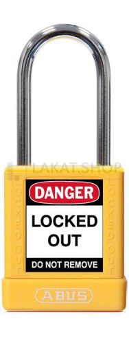 ABUS 74BS/40 Főkulcsos rendszerű LOTO munkavédelmi kizáró lakat - Sárga
