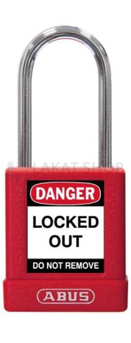 ABUS 74BS/40 Főkulcsos rendszerű LOTO munkavédelmi kizáró lakat - Piros