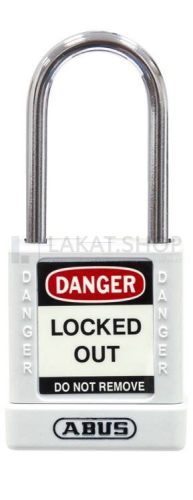 ABUS 74BS/40 Főkulcsos rendszerű LOTO munkavédelmi kizáró lakat - Fehér