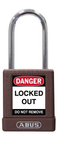 ABUS 74BS/40 Főkulcsos rendszerű LOTO munkavédelmi kizáró lakat - Barna