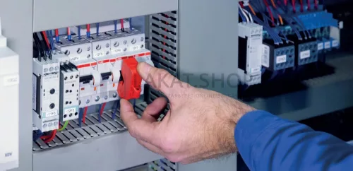 ABUS E203 LOTO munkavédelmi elektromos megszakító kizáró