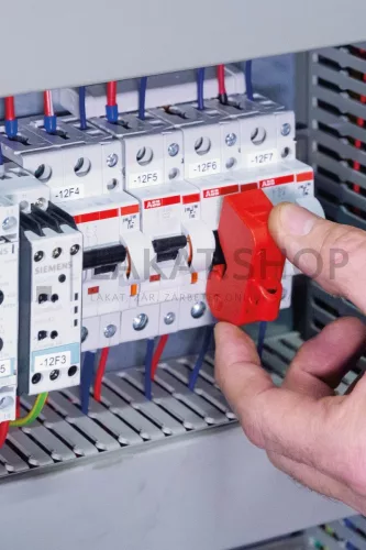 ABUS E203 LOTO munkavédelmi elektromos megszakító kizáró