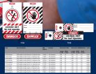 ABUS T150 LOTO munkavédelmi Tagout (kitáblázó) biléta, széles kivitel - Angol nyelvű - 778018