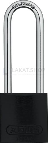 ABUS 72/40HB75 Főkulcsos rendszerű LOTO hosszúkengyelű munkavédelmi kizáró lakat - Fekete
