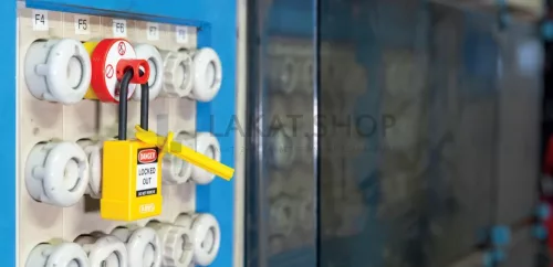 ABUS E233 LOTO munkavédelmi elektromos biztosíték kizáró