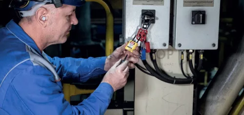 ABUS 76BS/40 LOTO munkavédelmi kizáró lakat - Narancssárga