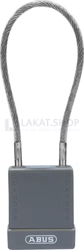 ABUS 76/40 CAB40 LOTO munkavédelmi kizáró kábeles lakat - Szürke