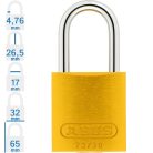 ABUS 72IB/30 LOTO munkavédelmi kizáró lakat - Sárga - 874635