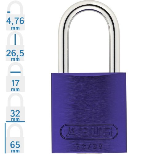 ABUS 72IB/30 LOTO munkavédelmi kizáró lakat