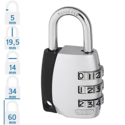 ABUS 155/30 számzáras lakat