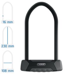   Abus Granit X-Plus 540/160HB230 U lakat (kerékpáros tartó nélküli változat!)