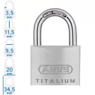 ABUS 64TI/20 KA6206 egységkulcsos lakat tetszőleges darabszámban