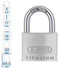 ABUS 64TI/30 KA6312 egységkulcsos lakat