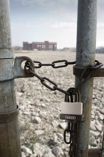 ABUS 717AL/45 Kültéri lakat - Sárga