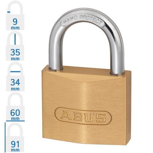 ABUS 720/60 réz lakat pontfuratos kulcs - 44928