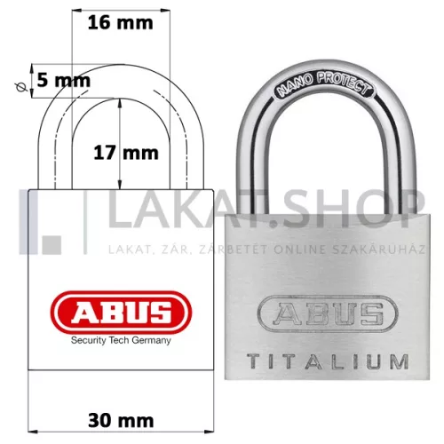 ABUS 727TI/30 lakat