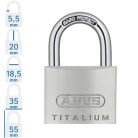 ABUS 64TI/35 KA6357 egységkulcsos lakat