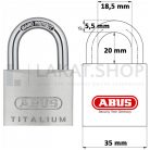 ABUS 64TI/35 KA6355 egységkulcsos lakat