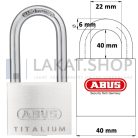 ABUS 64TI/40HB40 KA6411 hosszúkengyelű egységkulcsos lakat