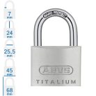 ABUS 64TI/45 KA6454 egységkulcsos lakat