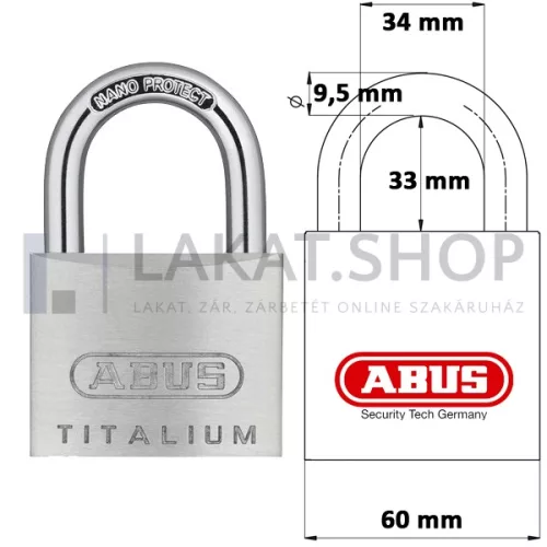 ABUS 727TI/60 lakat