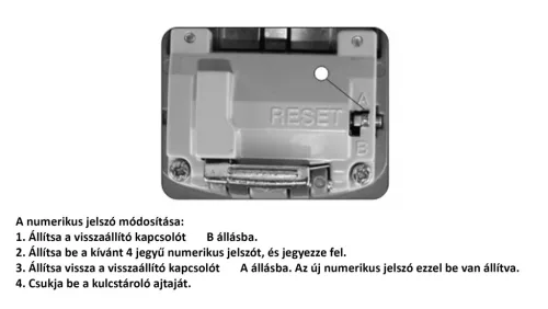 ABUS KeyGarage 787 LED - Számzáras fali kulcstároló