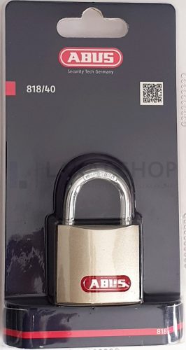 ABUS 818/40 lakat 3 db pontfuratos kulcs