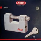 ABUS 888/95 tömb lakat 5 db pontfuratos kulcs