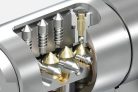 Abus Bravus 3500 MX Magnet KA egységkulcsos vészfunkciós (azonos zárlatú) zárbetét 50/75