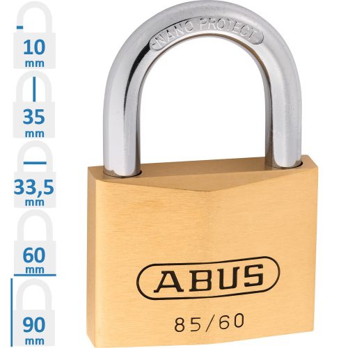 Abus A91 (CT5N) 85/60 KA lakat - Azonos zárlatú zárrendszer eleme