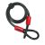 Abus Cobra hurokkábel - 1,2 m
