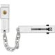 ABUS SK78 kulccsal zárható biztonsági lánc ajtóra - Fehér