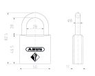 Abus Zolit 1000 480 KA lakat - Azonos zárlatú zárrendszer eleme