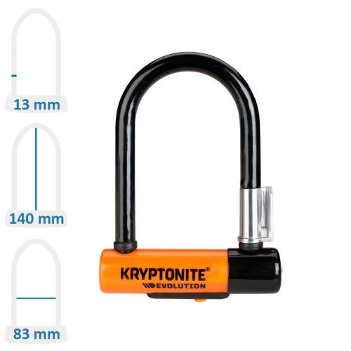 Kryptonite Evolution Mini-5 kerékpár U lakat