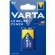 Varta Longlife Power 9V elem