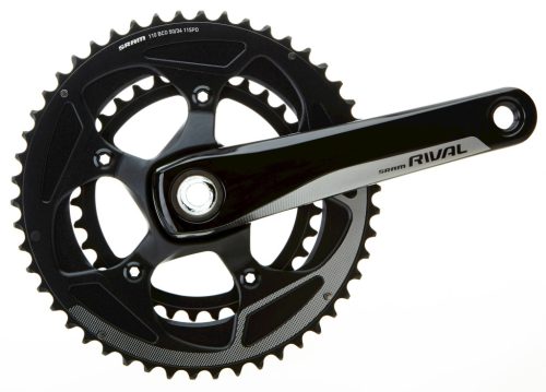 Sram Rival 22 integrált országúti hajtómű középcsapágy nélkül <em>[fekete, 50/34, 175 mm]</em>