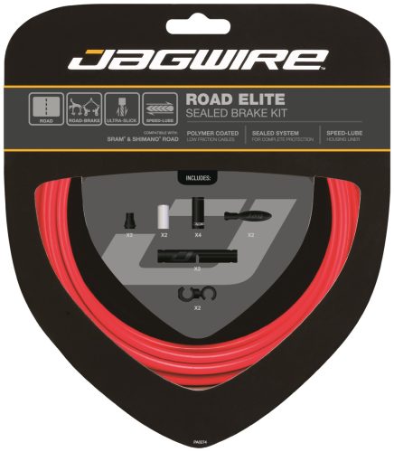 Jagwire Road Elite tömített fék bowdenszett [fekete]