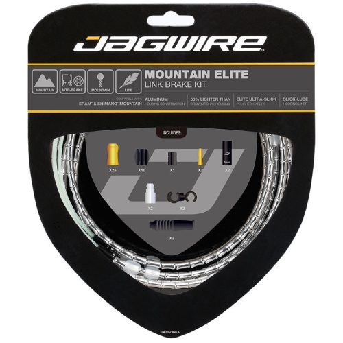 Jagwire Elite Link II. MTB fék bowdenszett [piros]