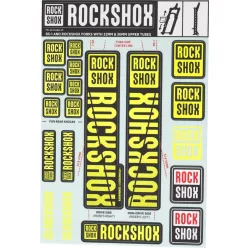 Rock Shox Sid/Reba/Recon (30/32mm) matrica [fehér]