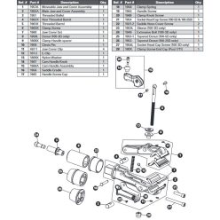 Park Tool csavar kupak 100-3D állványfejhez