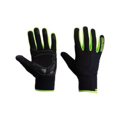   Contec Bleak Touch téli hosszú ujjú kerékpáros kesztyű [fekete-szürke, XL]